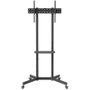 Aisens Soporte de Suelo Eco FT70TE-333 con Ruedas y Bandeja para DVD